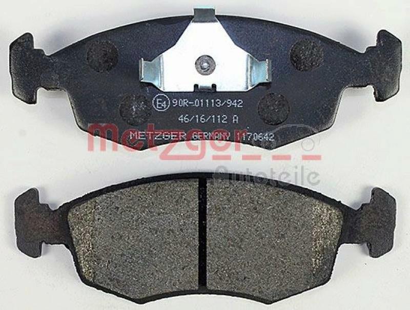 METZGER Brake Pad Set, disc brake