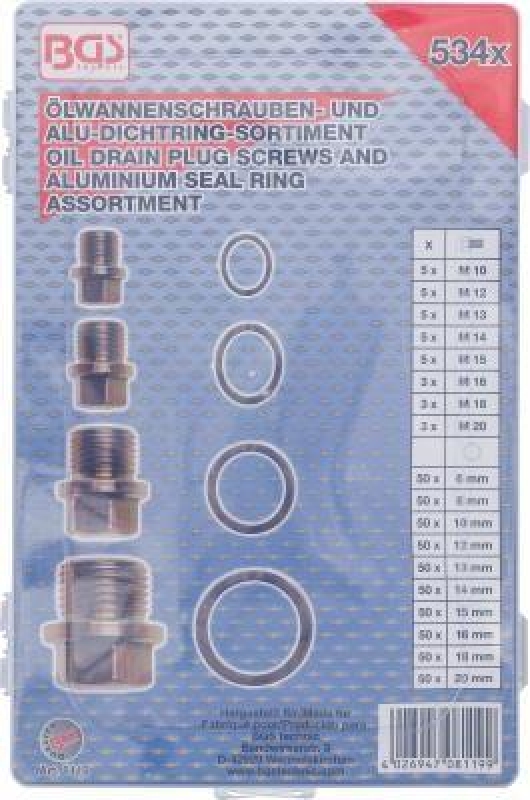 BGS Repair Kit, oil drain plug thread