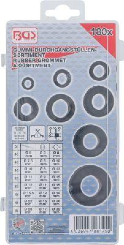 BGS Assortment, cable entry grommets