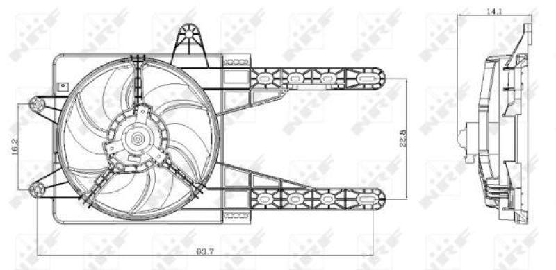 NRF Fan, engine cooling