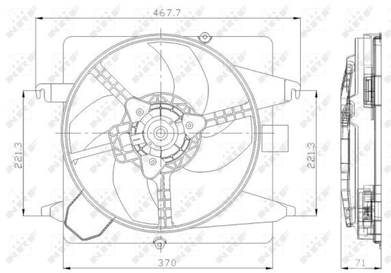 NRF Fan, engine cooling