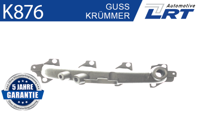 LRT Krümmer, Abgasanlage