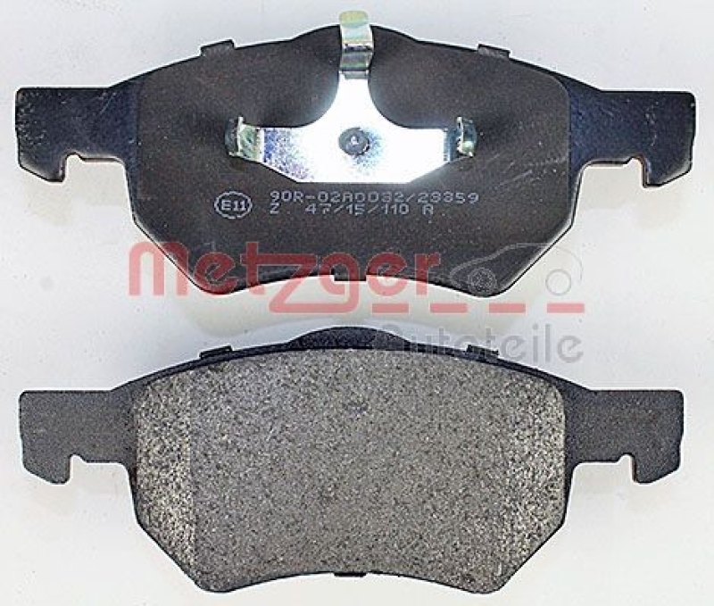 METZGER Brake Pad Set, disc brake