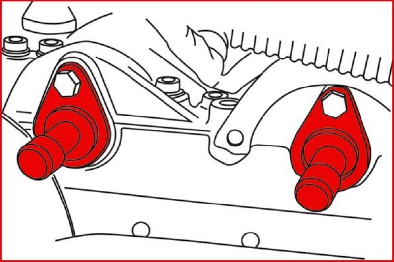 KS TOOLS Einstellwerkzeugsatz, Steuerzeiten