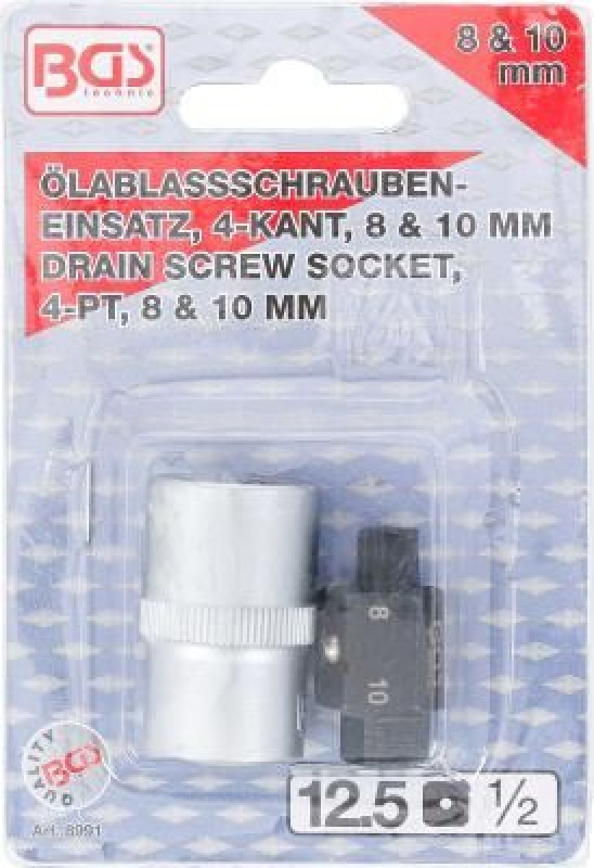 BGS Socket, oil drain plug