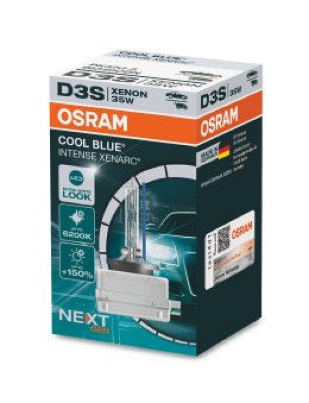 OSRAM Glühlampe, Fernscheinwerfer XENARC® COOL BLUE® INTENSE (Next Gen)