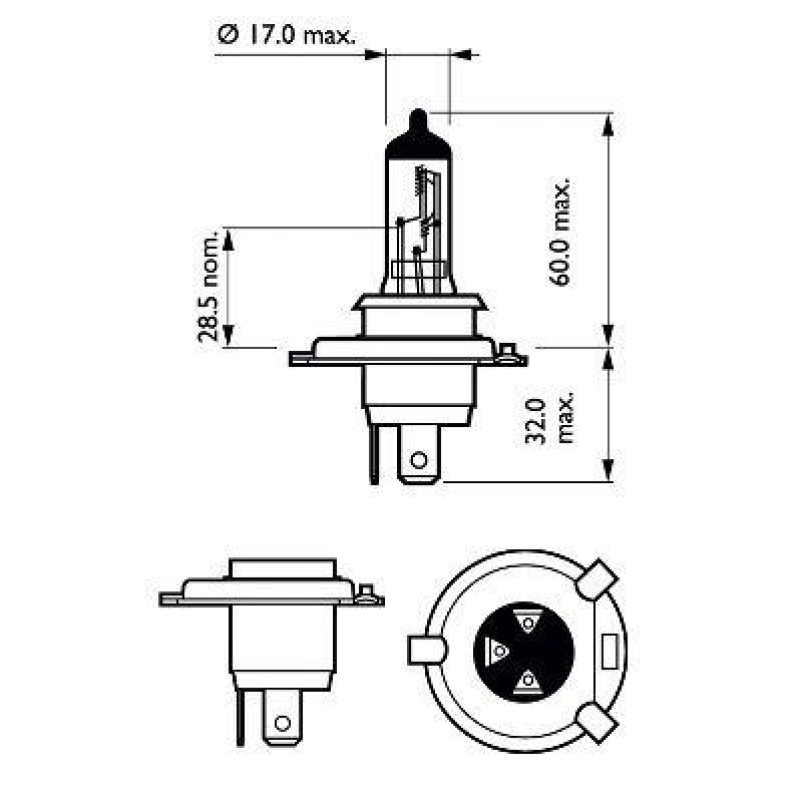 PHILIPS Glühlampe Vision