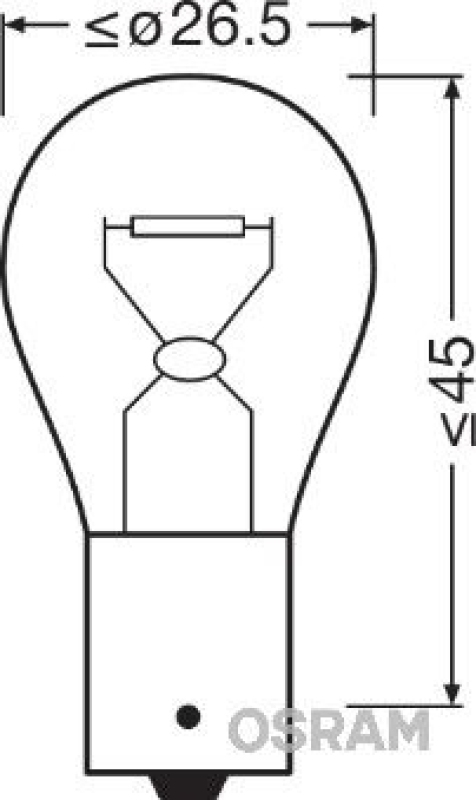 OSRAM Bulb, brake/tail light DIADEM