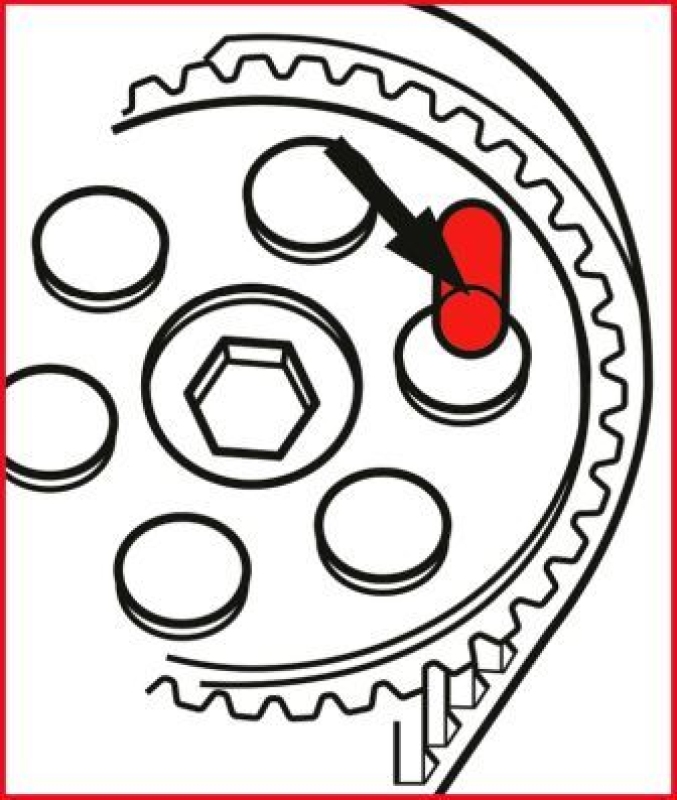 KS TOOLS Einstellwerkzeugsatz, Steuerzeiten