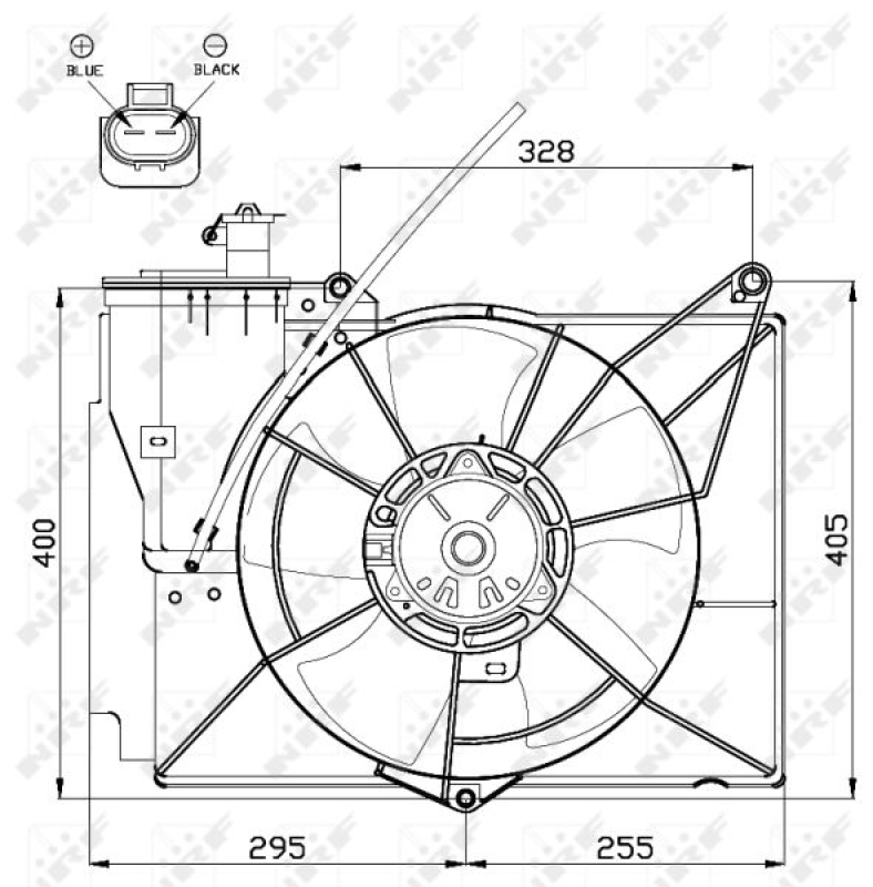 NRF Fan, radiator