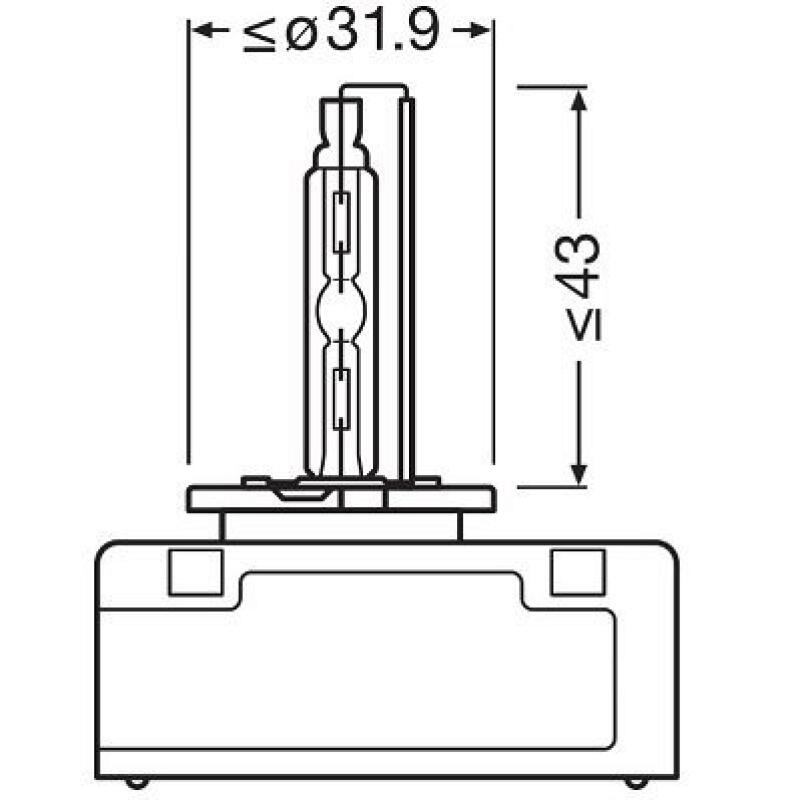 OSRAM Bulb, spotlight XENARC ORIGINAL