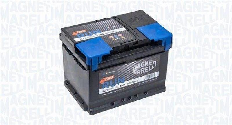 Magneti Marelli Autobatterie Starterbatterie RUN Batterie 12V 61Ah 600A B13