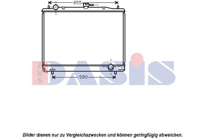 AKS DASIS Lüfter, Motorkühlung