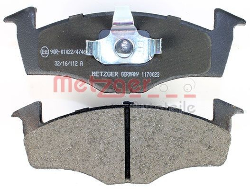 METZGER Brake Pad Set, disc brake