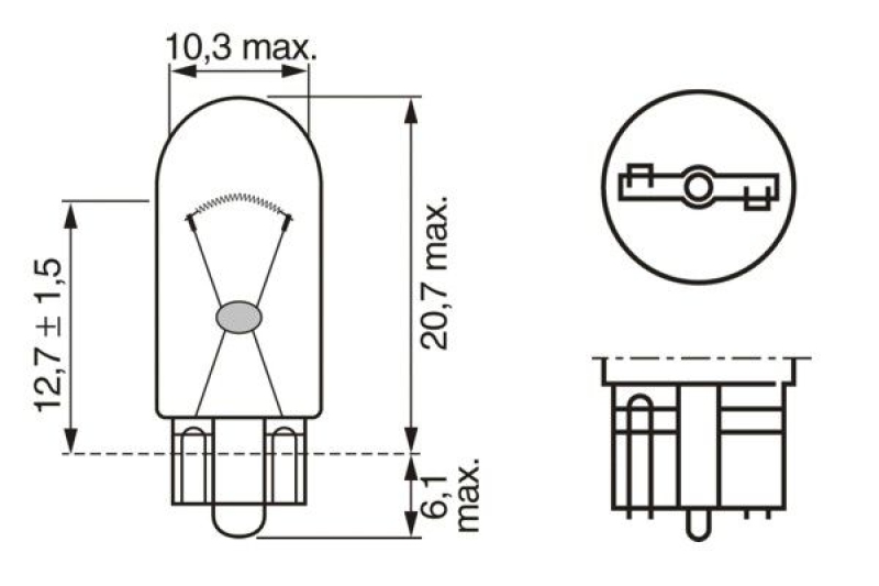 BOSCH Glühlampe, Blinkleuchte Pure Light WS