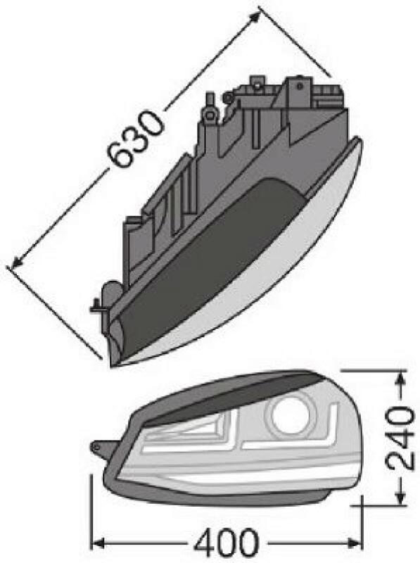 OSRAM Hauptscheinwerfersatz LEDriving HEADLIGHT