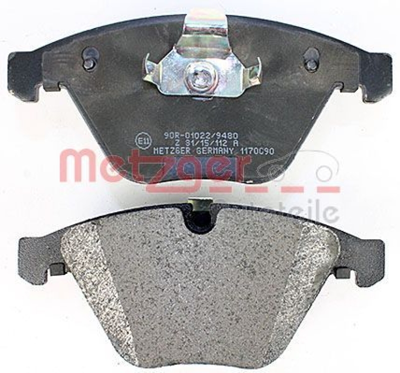 METZGER Brake Pad Set, disc brake