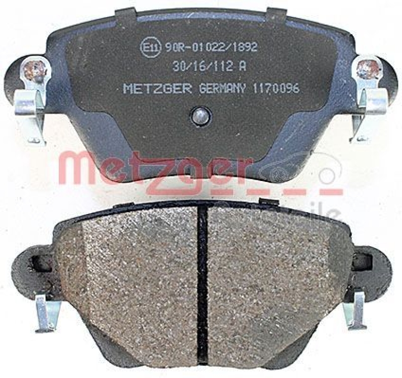 METZGER Brake Pad Set, disc brake