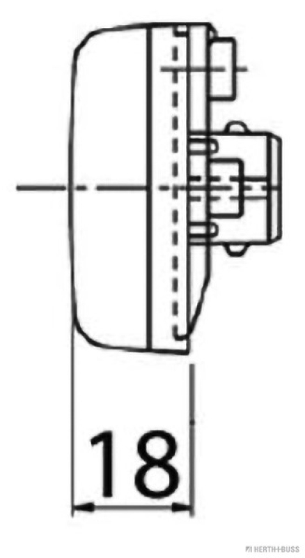 HERTH+BUSS ELPARTS Seitenmarkierungsleuchte