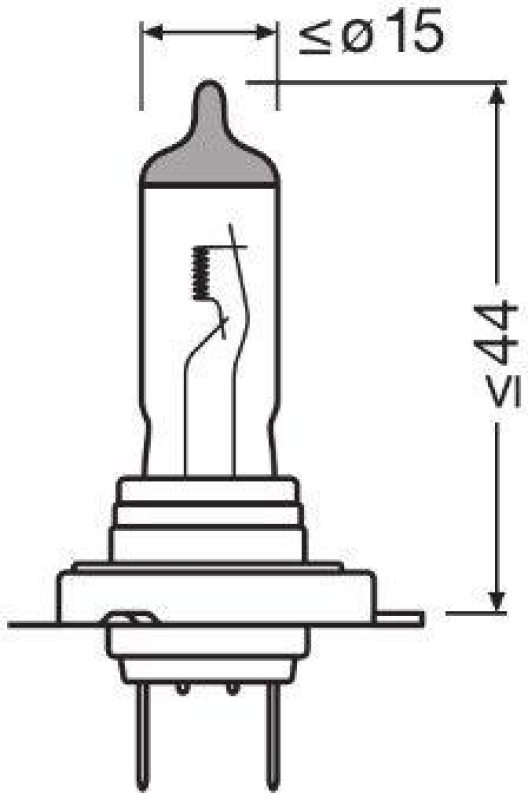 OSRAM Bulb, cornering light NIGHT BREAKER® SILVER