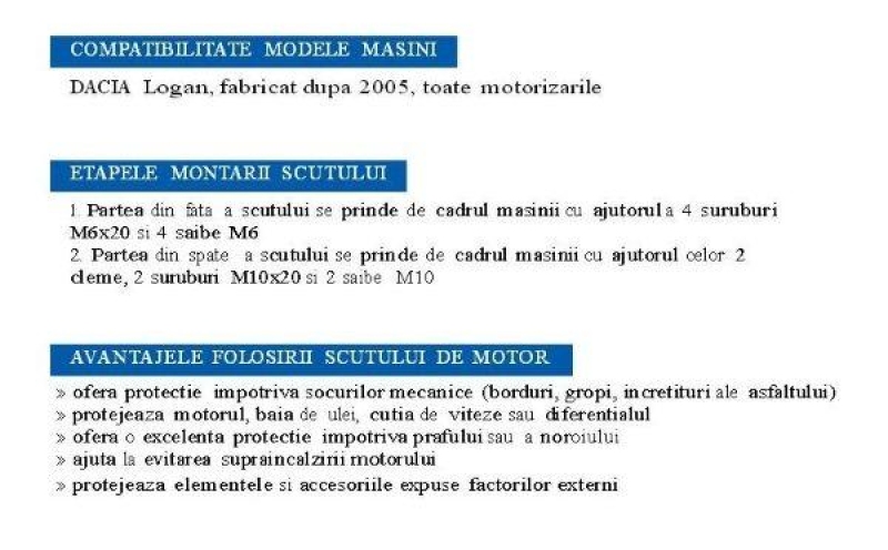 MTR Motor-/Unterfahrschutz