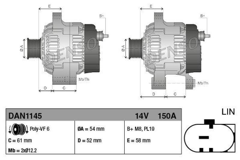 DENSO Alternator