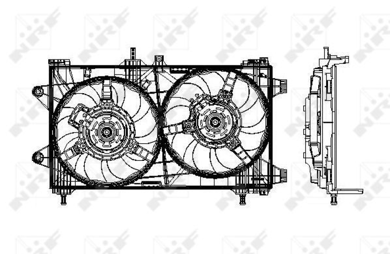 NRF Fan, radiator