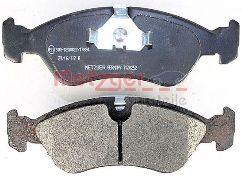 METZGER Brake Pad Set, disc brake