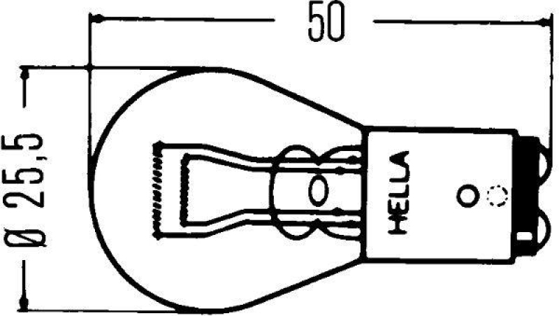 HELLA Glühlampe STANDARD