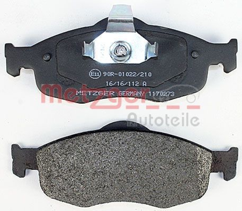 METZGER Brake Pad Set, disc brake