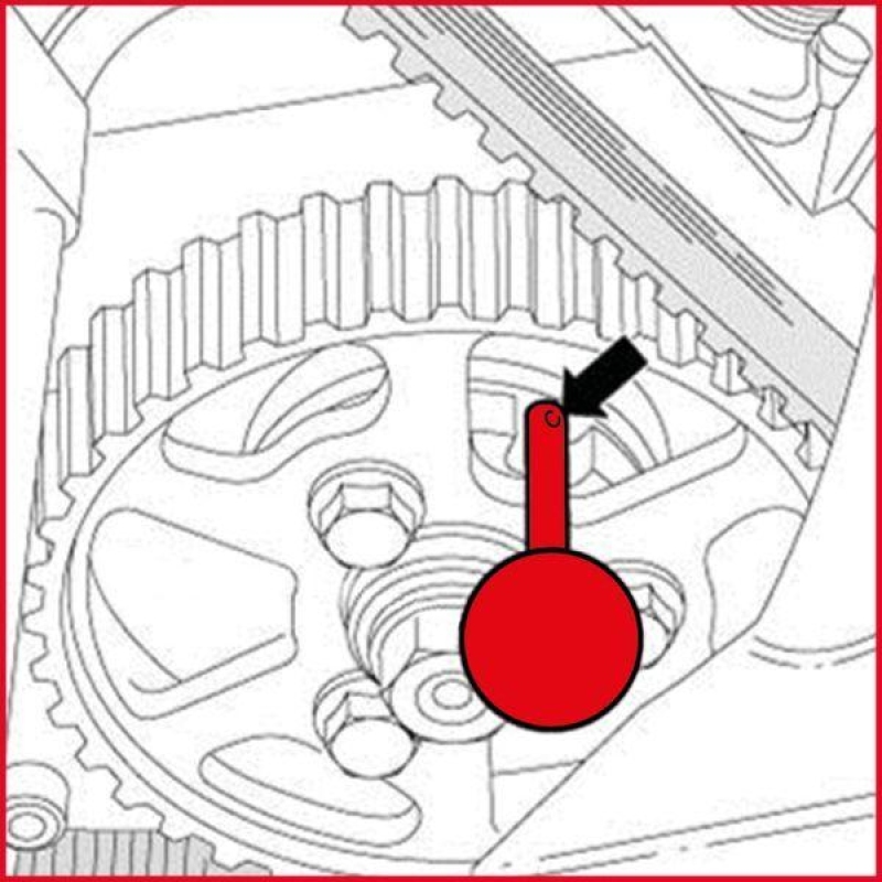 KS TOOLS Einstellwerkzeugsatz, Steuerzeiten