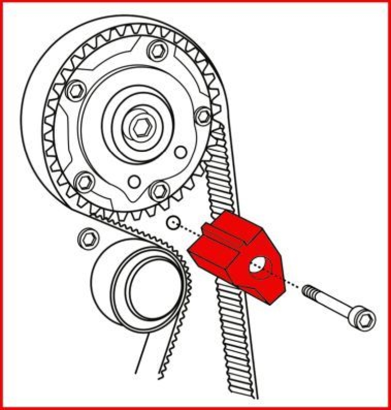 KS TOOLS Adjustment Tool Set, valve timing