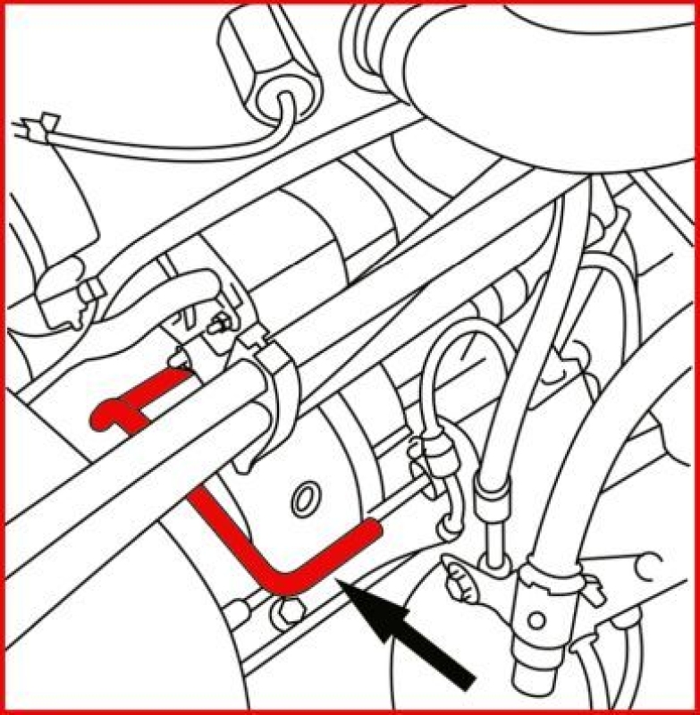 KS TOOLS Einstellwerkzeugsatz, Steuerzeiten