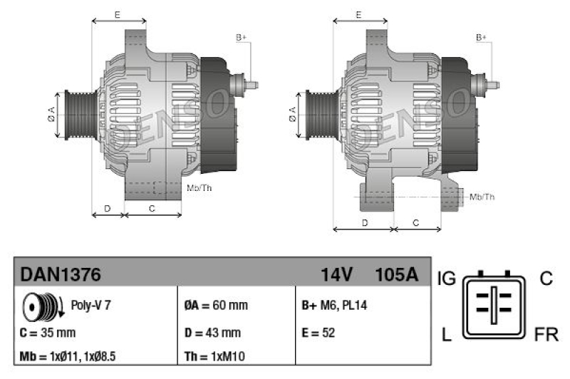 DENSO Alternator