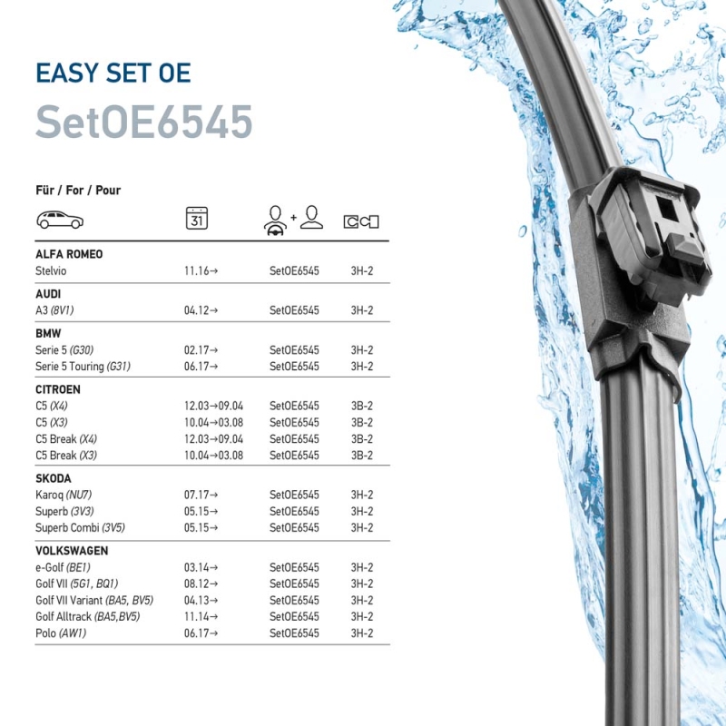 HELLA Wiper Blade EasySets