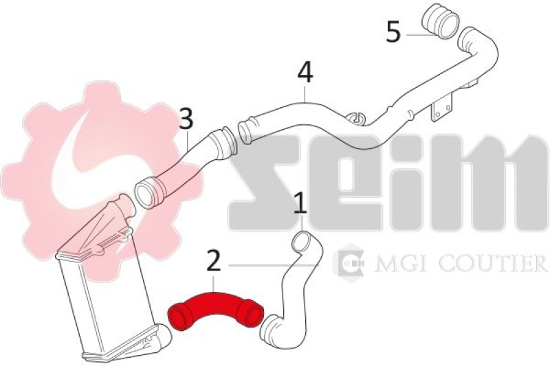 SEIM Charge Air Hose