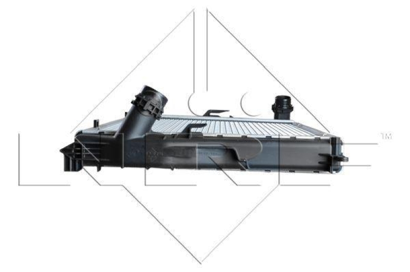 NRF Kühler, Motorkühlung EASY FIT