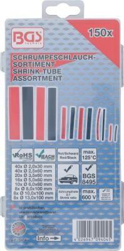 BGS Assortment, heatshrink tube