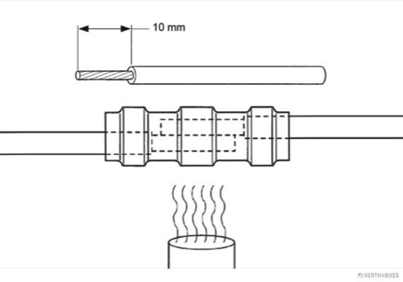 HERTH+BUSS ELPARTS Soldered Connector