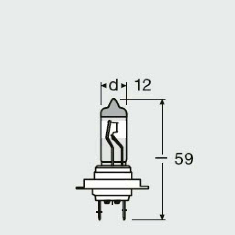 OSRAM Glühlampe, Abbiegescheinwerfer NIGHT RACER 110