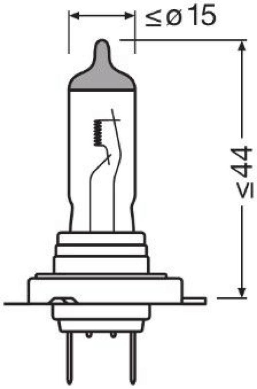 OSRAM Glühlampe, Abbiegescheinwerfer NIGHT BREAKER® 200