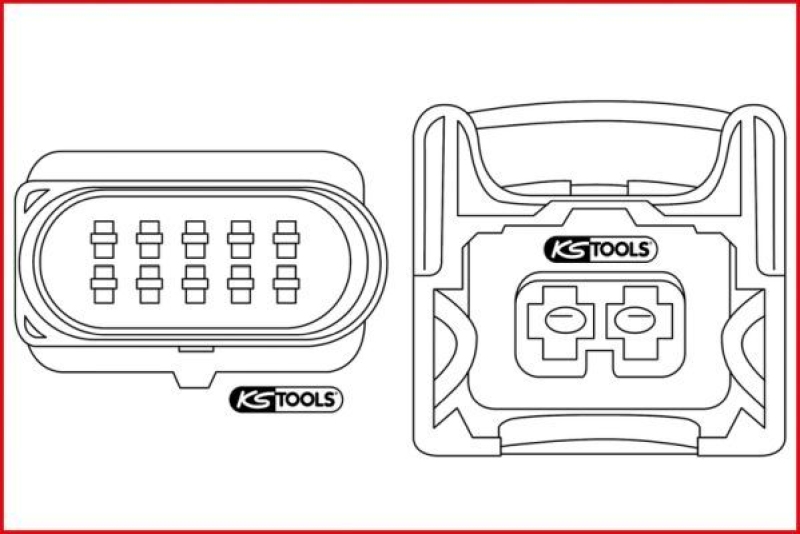 KS TOOLS Entriegelungswerkzeug, Flach-/Rundstecker