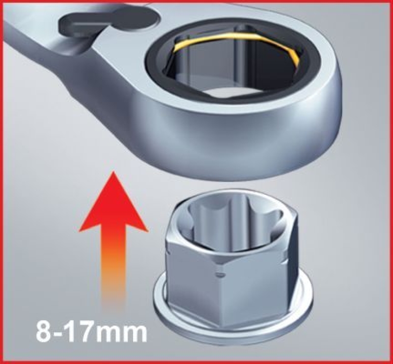 KS TOOLS Ratschen-Ringgabelschlüsselsatz