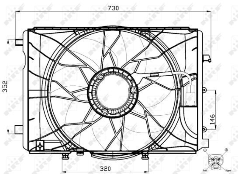 NRF Fan, engine cooling