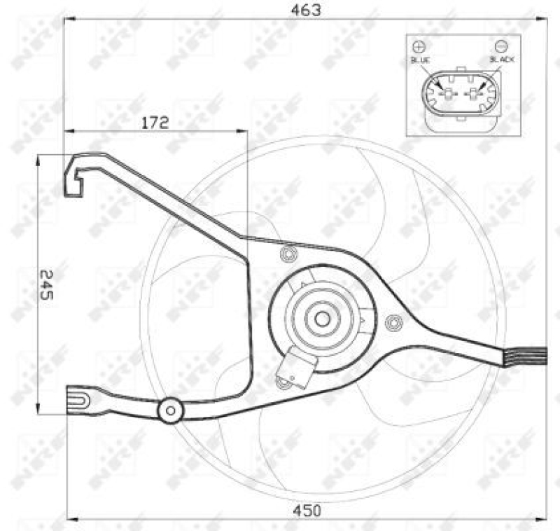 NRF Fan, engine cooling