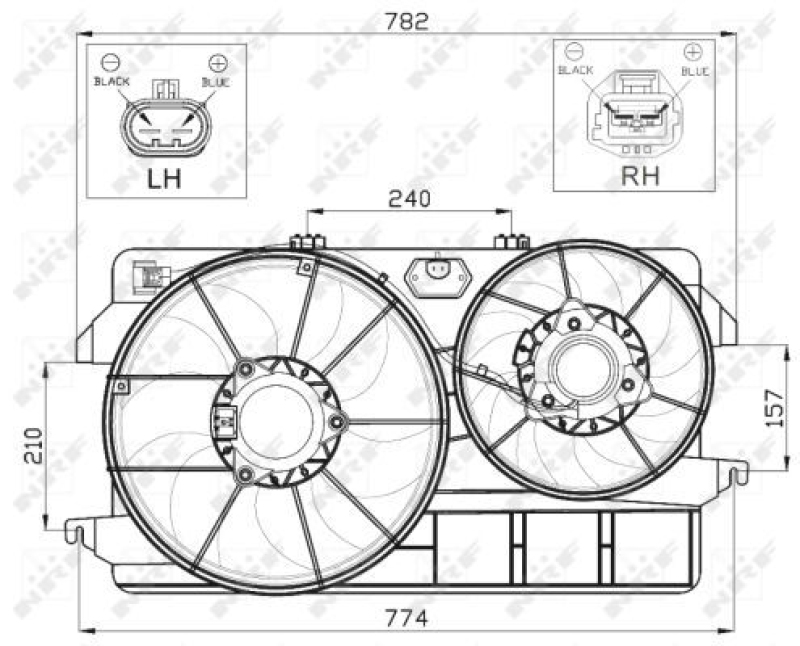 NRF Fan, engine cooling