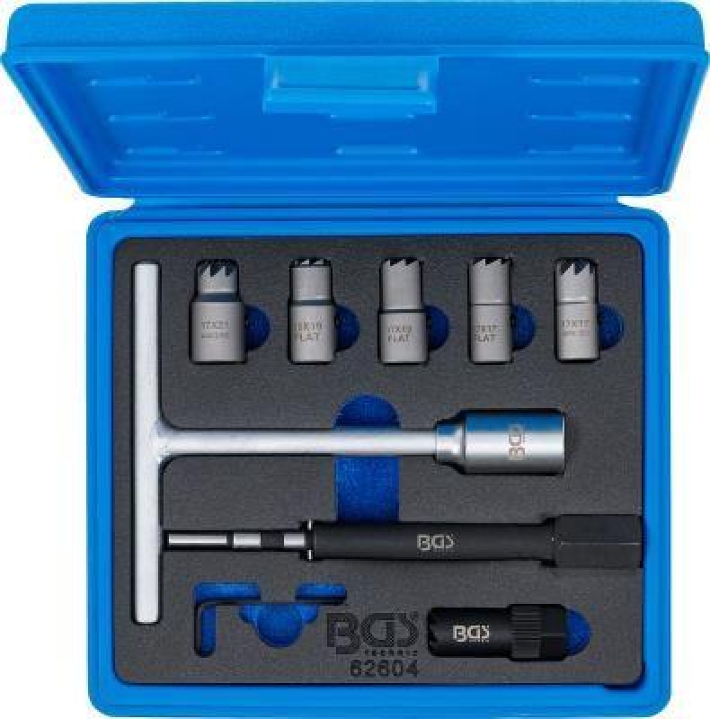 BGS Cleaning/Milling Tool Set, CR injector seat