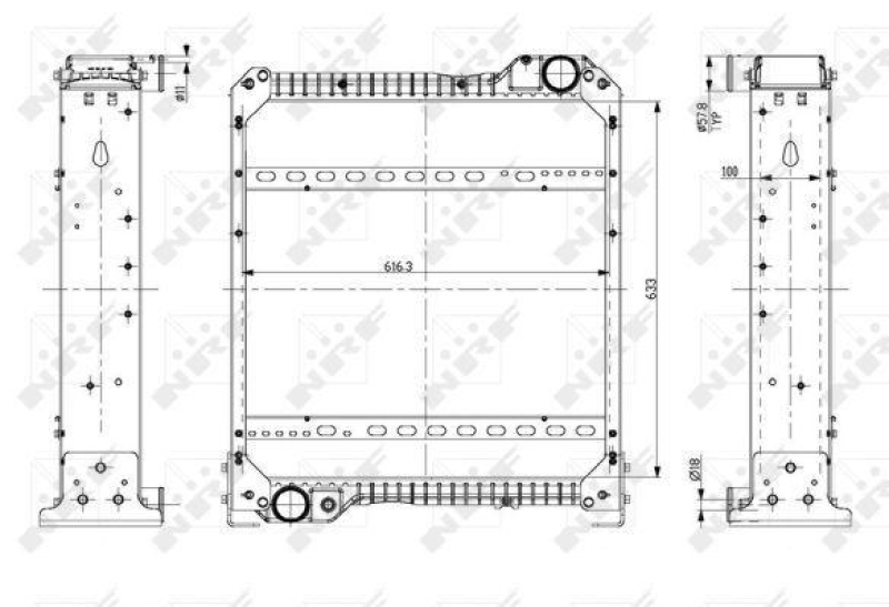 NRF Radiator, engine cooling