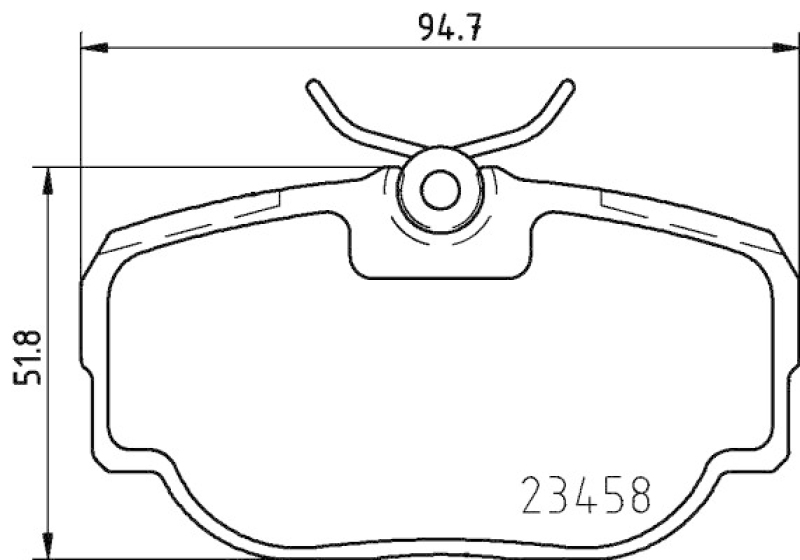 HELLA Bremsbelagsatz, Scheibenbremse