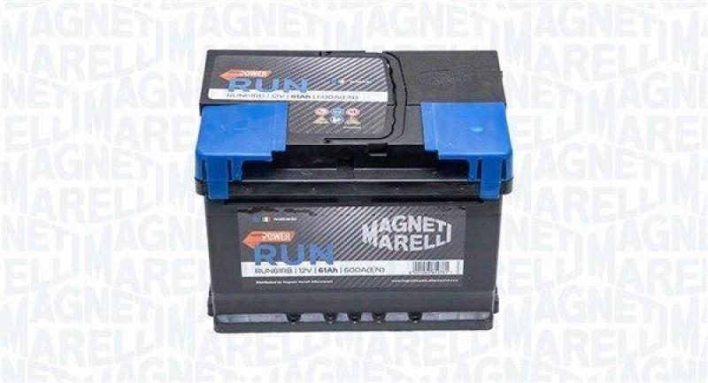 Magneti Marelli Autobatterie Starterbatterie RUN Batterie 12V 61Ah 600A B13